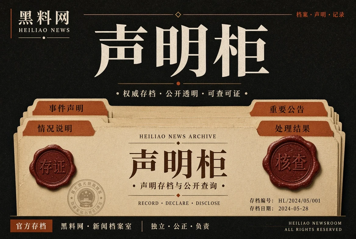 声明柜公开回应资料整理